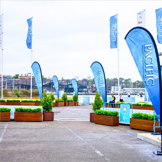 Teardrop Flags Lifestyle Image